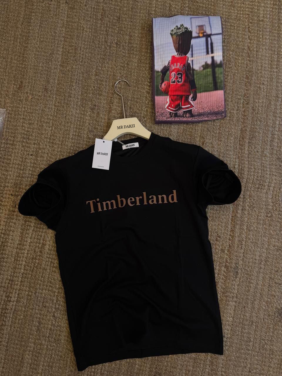 Timberland Men’s Black Summer Casual Cotton T-Shirt – Classic Fit Cotton Tee for Everyday Style MR. DARZI