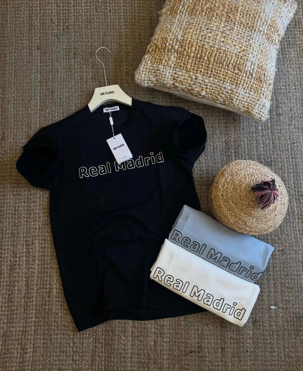MR.DARZI REALMADRID EDITION CASUAL COTTON SUMMER TSHIRT MR. DARZI