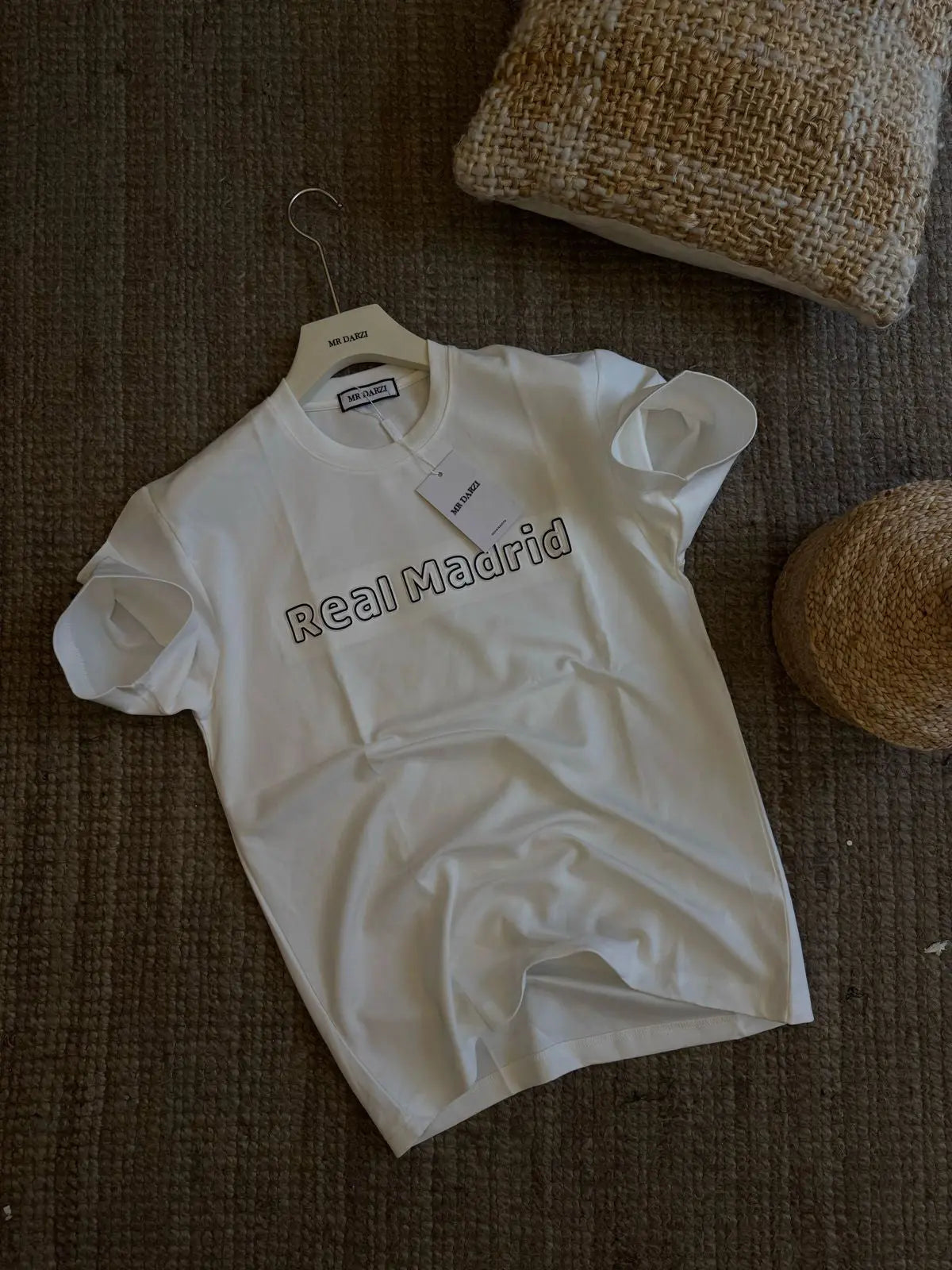 MR.DARZI REALMADRID EDITION CASUAL COTTON SUMMER TSHIRT MR. DARZI